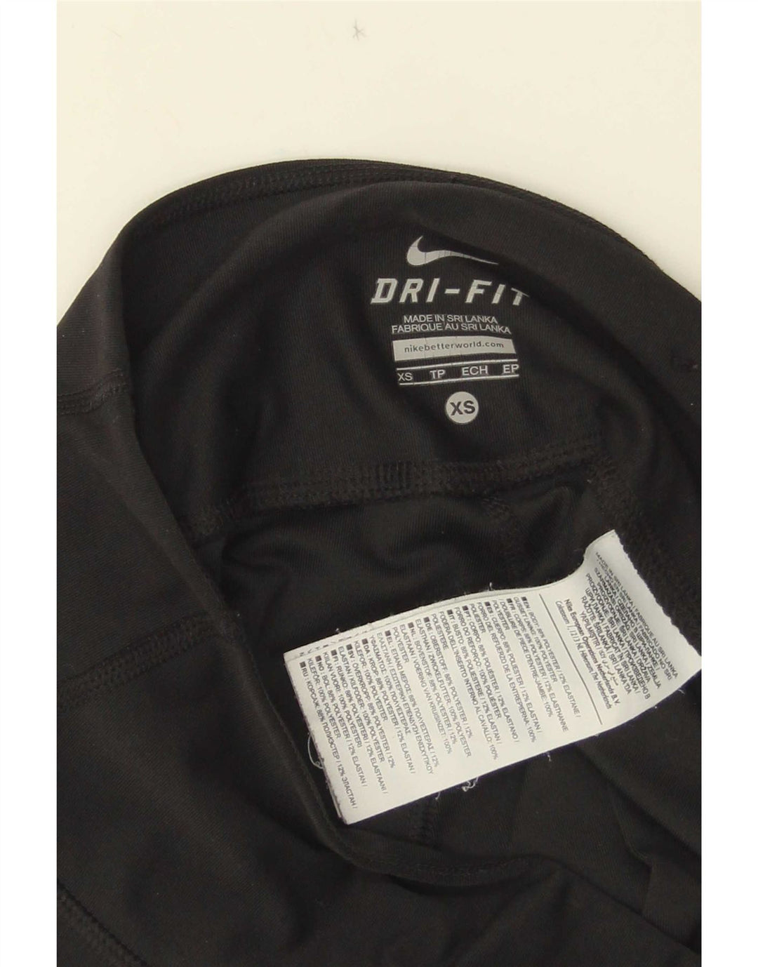 Leggings Dri Fit Nike pentru femei UK 4 XS poliester negru