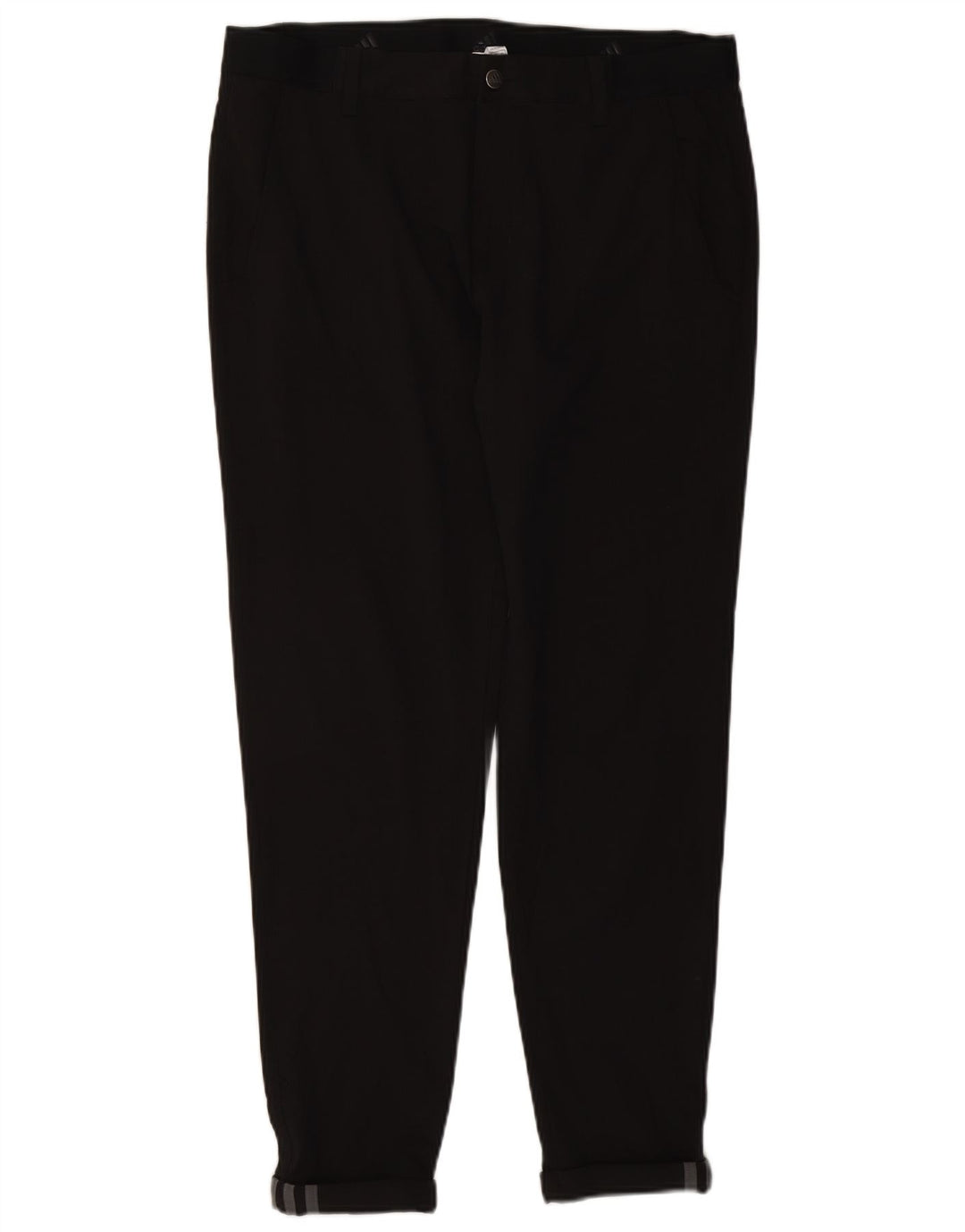 Pantaloni chino slim pentru bărbați Adidas W34 L29 poliester negru