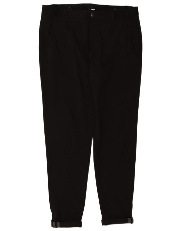 Pantaloni chino slim pentru bărbați Adidas W34 L29 poliester negru