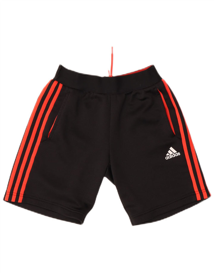 Pantaloni scurți sport Adidas Predator Graphic pentru băieți 11-12 ani, poliester negru