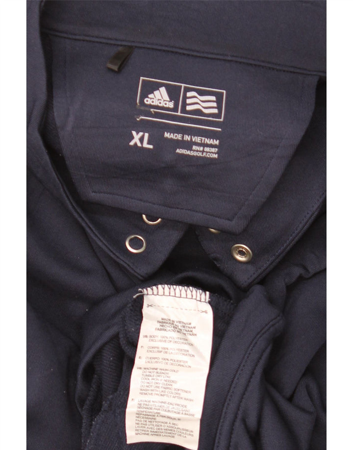 Jachetă de trening pentru bărbați ADIDAS XL, poliester bleumarin
