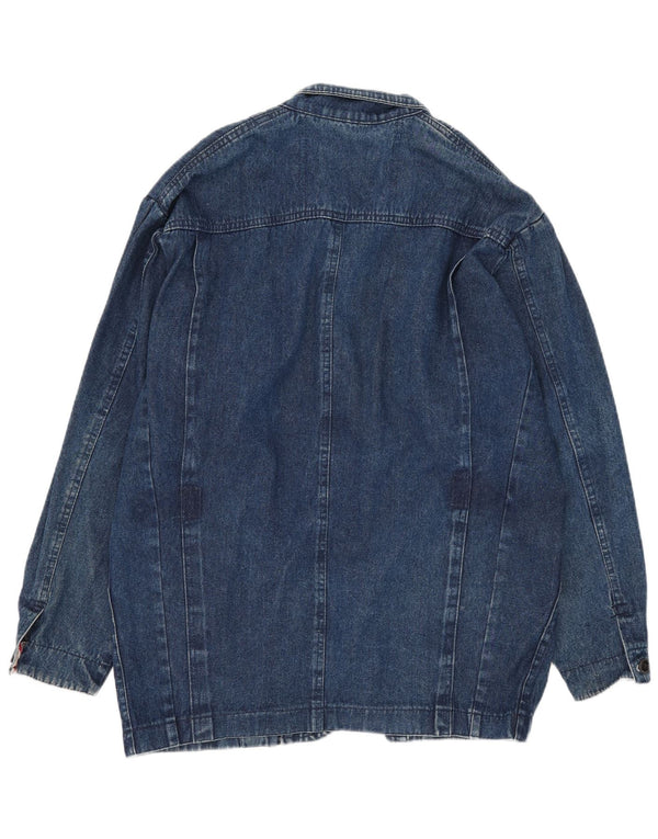Jachetă de blugi vintage pentru bărbați UK 42 XL Albastru