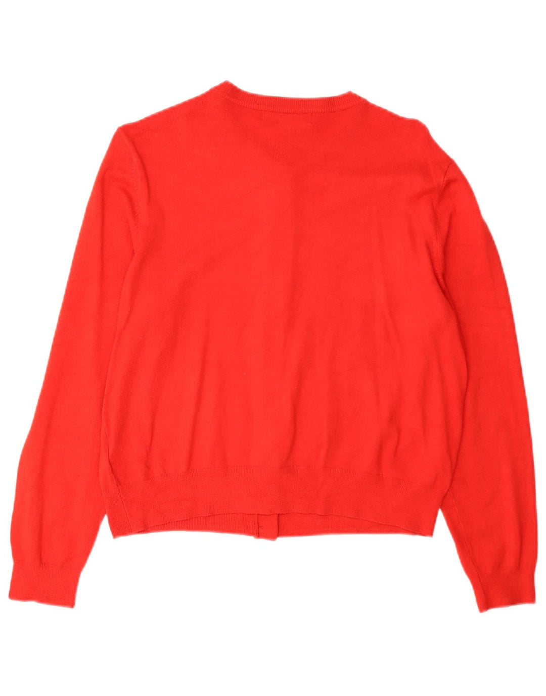 Pulover cardigan pentru femei Marks & Spencer UK 16 mare, roșu, viscoză