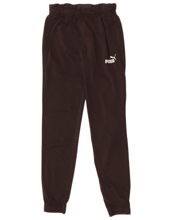 Puma Mens Tracksuit Trousers Joggers Small Black Polyester