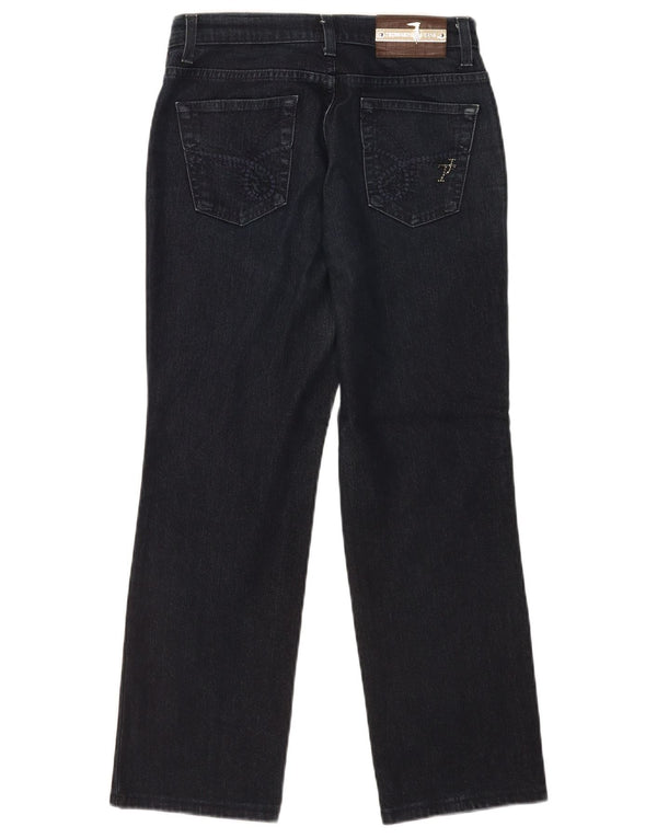 Trussardi Blugi Drepți Crop Femei L27 L26 Bumbac bleumarin