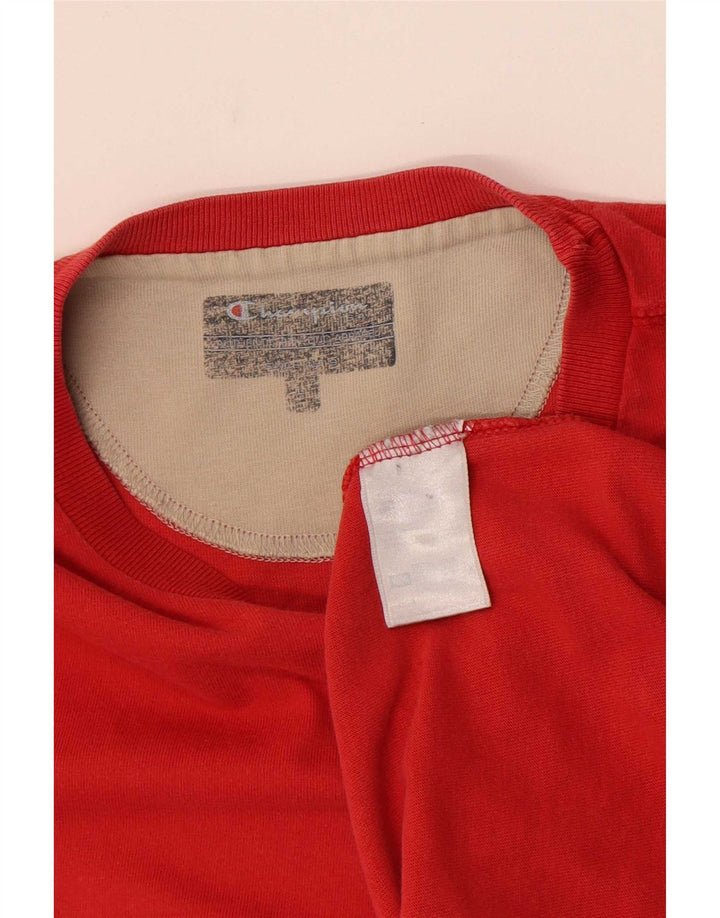 Tricou grafic pentru bărbați Champion Top mare din bumbac roșu