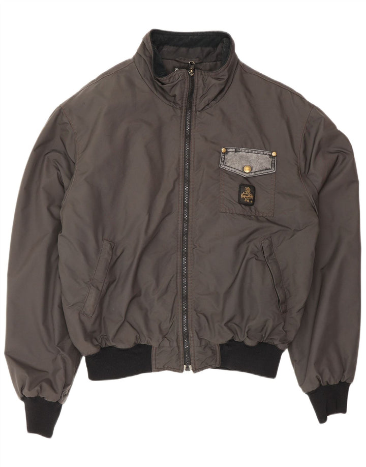 Bomber pentru bărbați Refrigiwear UK 40, mare, gri, bloc de culoare