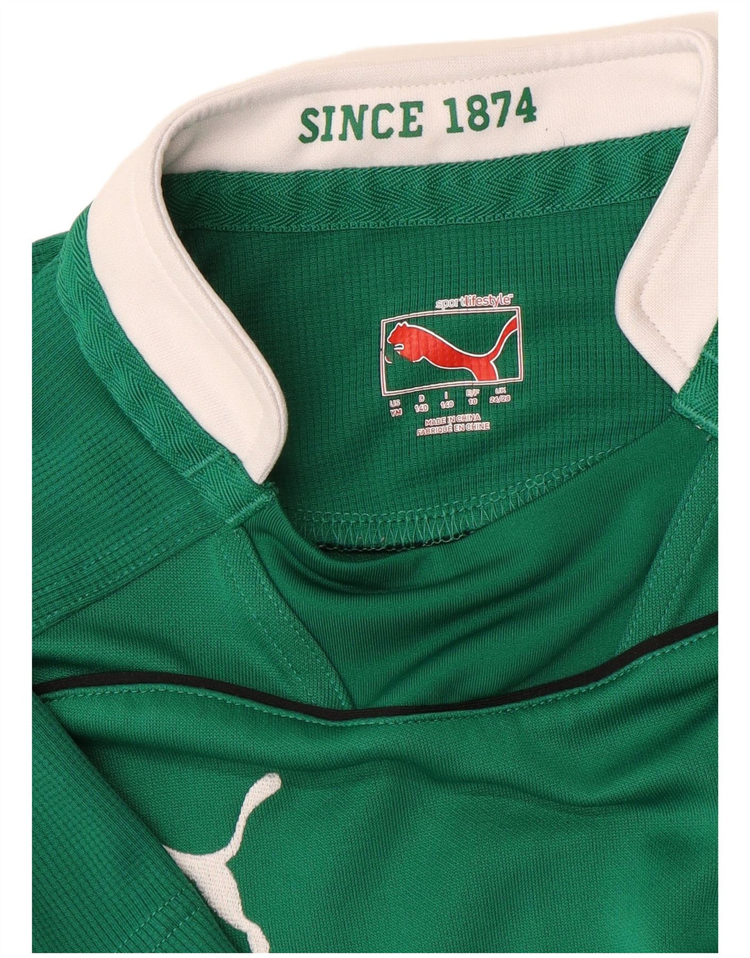 Tricou grafic PUMA IRFU pentru băieți Top 9-10 ani, color verde