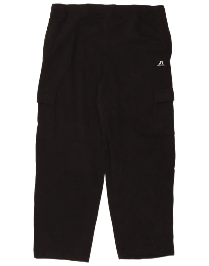 RUSSELL ATHLETIC Pantaloni de trening cargo pentru bărbați 2XL poliester negru