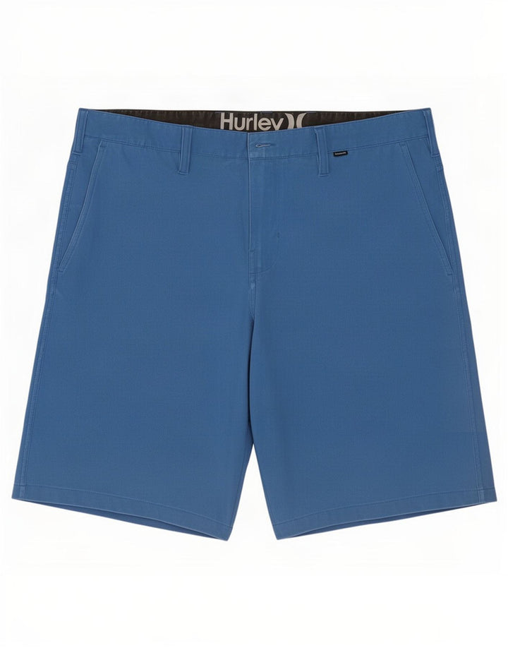Pantaloni scurți chino Hurley pentru bărbați, mari W36, poliester albastru
