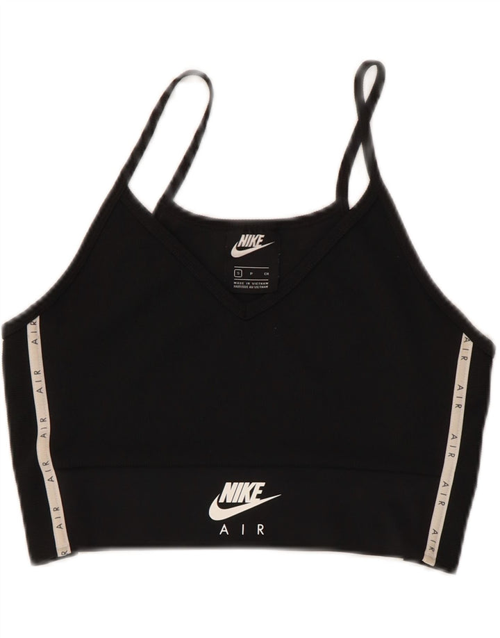 Sutien sport grafic pentru femei Nike UK 10 Poliester negru mic