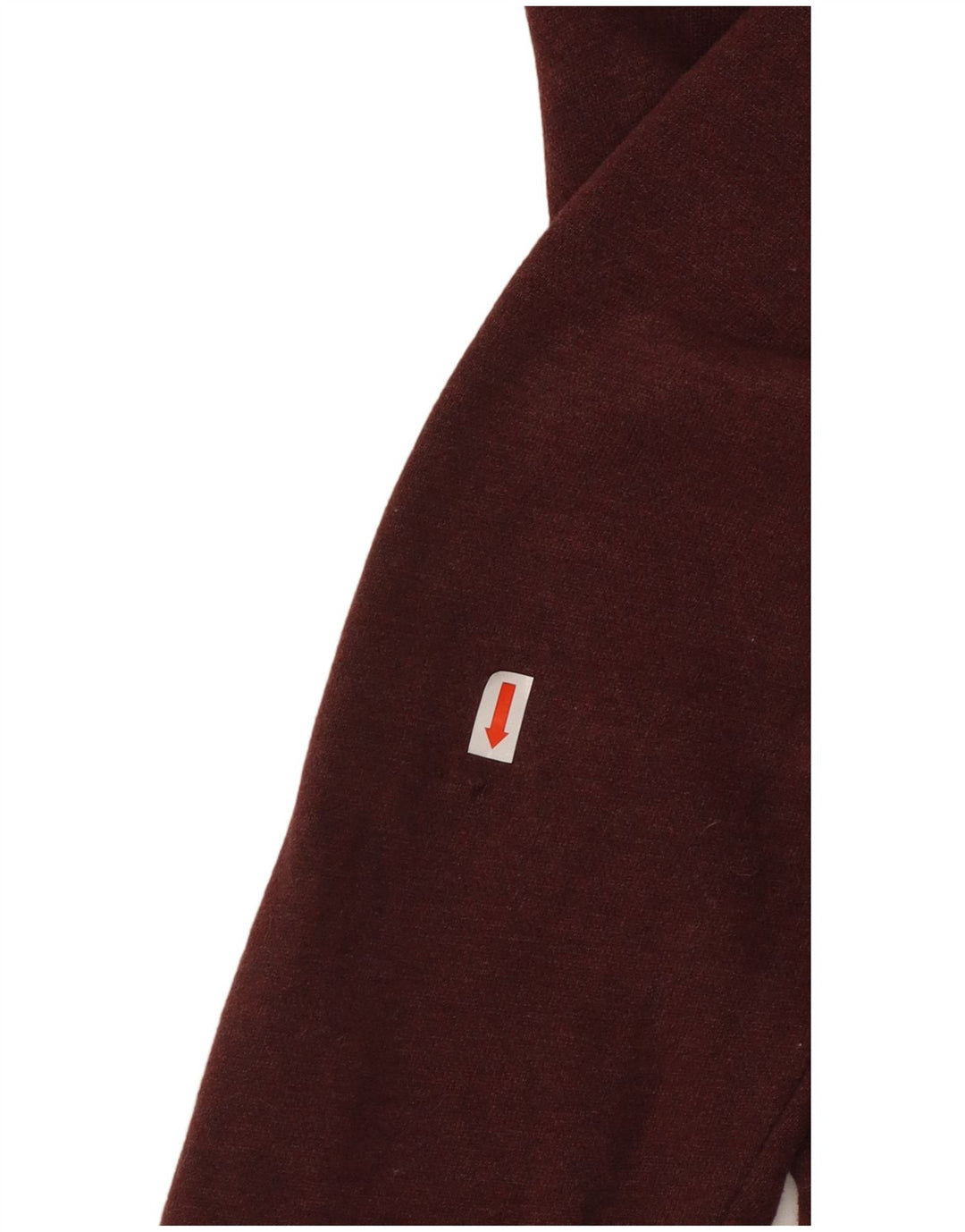 FAT FACE Pulover cu glugă cu fermoar pentru femei UK 10 Maroon mic