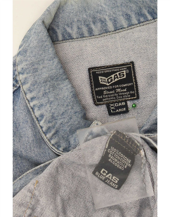 Jachetă de blugi pentru bărbați Gas 2XL, bumbac albastru
