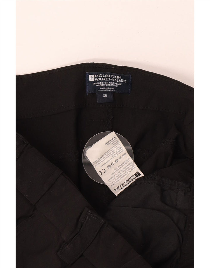 Pantaloni cargo subțiri pentru bărbați Mountain Warehouse L30 L30 Nylon negru