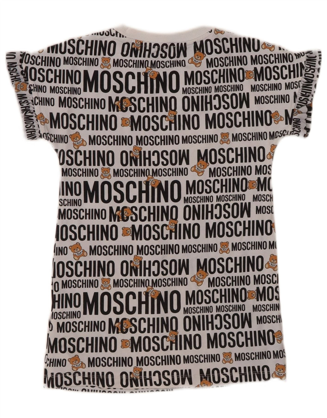 Tricou grafic pentru fete MOSCHINO Top 7-8 ani bumbac gri