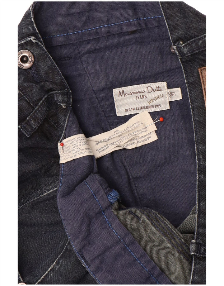 Massimo Dutti Blugi bărbați drepți EU 40 Mediu L31 L34 Bumbac bleumarin