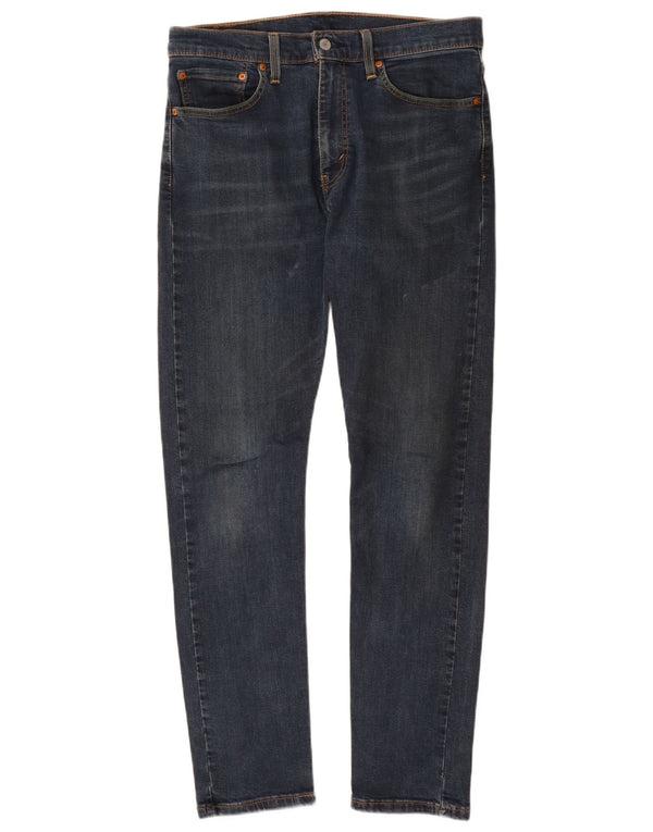 Jeans conici 512 Slim Tapered pentru bărbați LEVI'S W33 L32 bumbac bleumarin