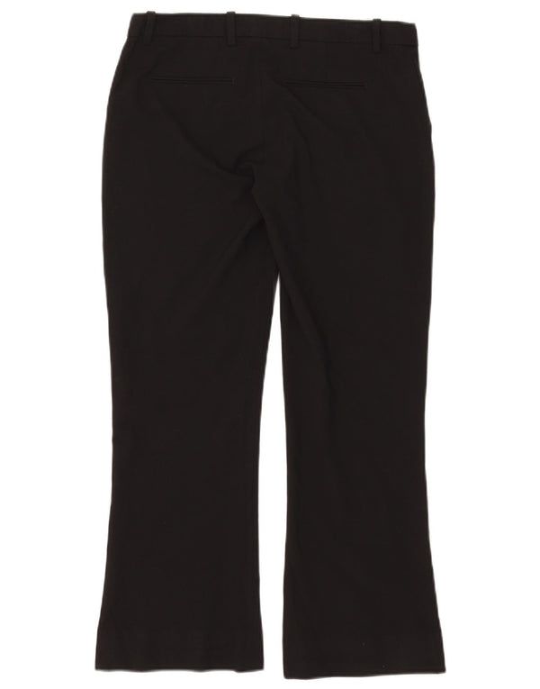 Pantaloni tăiați pentru femei Gap Flare UK 6 XS L28 L26 Poliester negru
