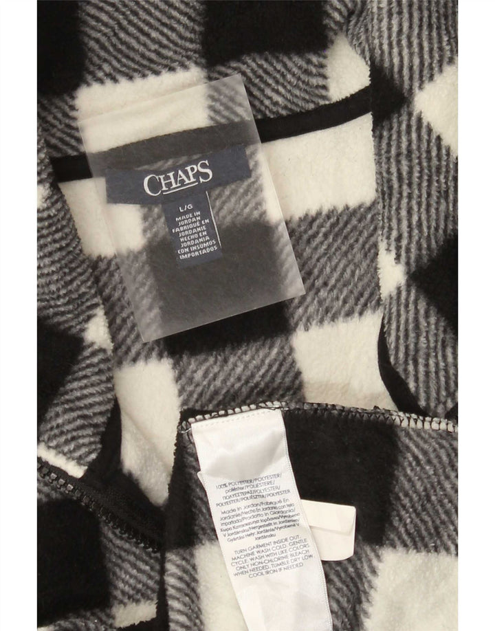 Gilet pentru femei Chaps din lână UK 16, mare, negru, poliester