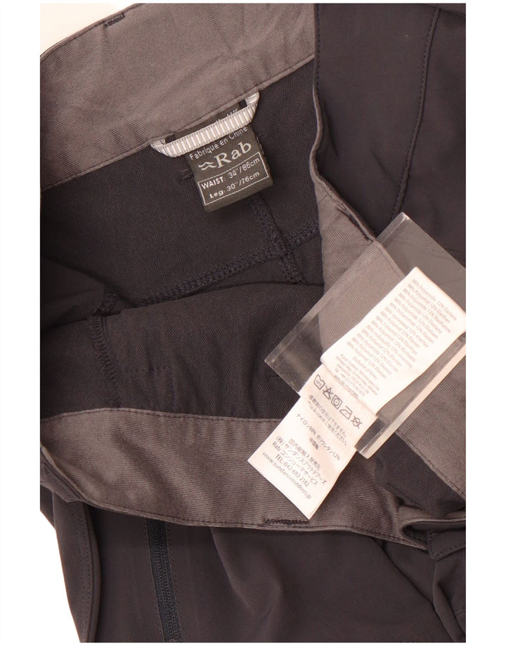 Pantaloni cargo drepti pentru femei Rab L34 L31 poliamidă gri