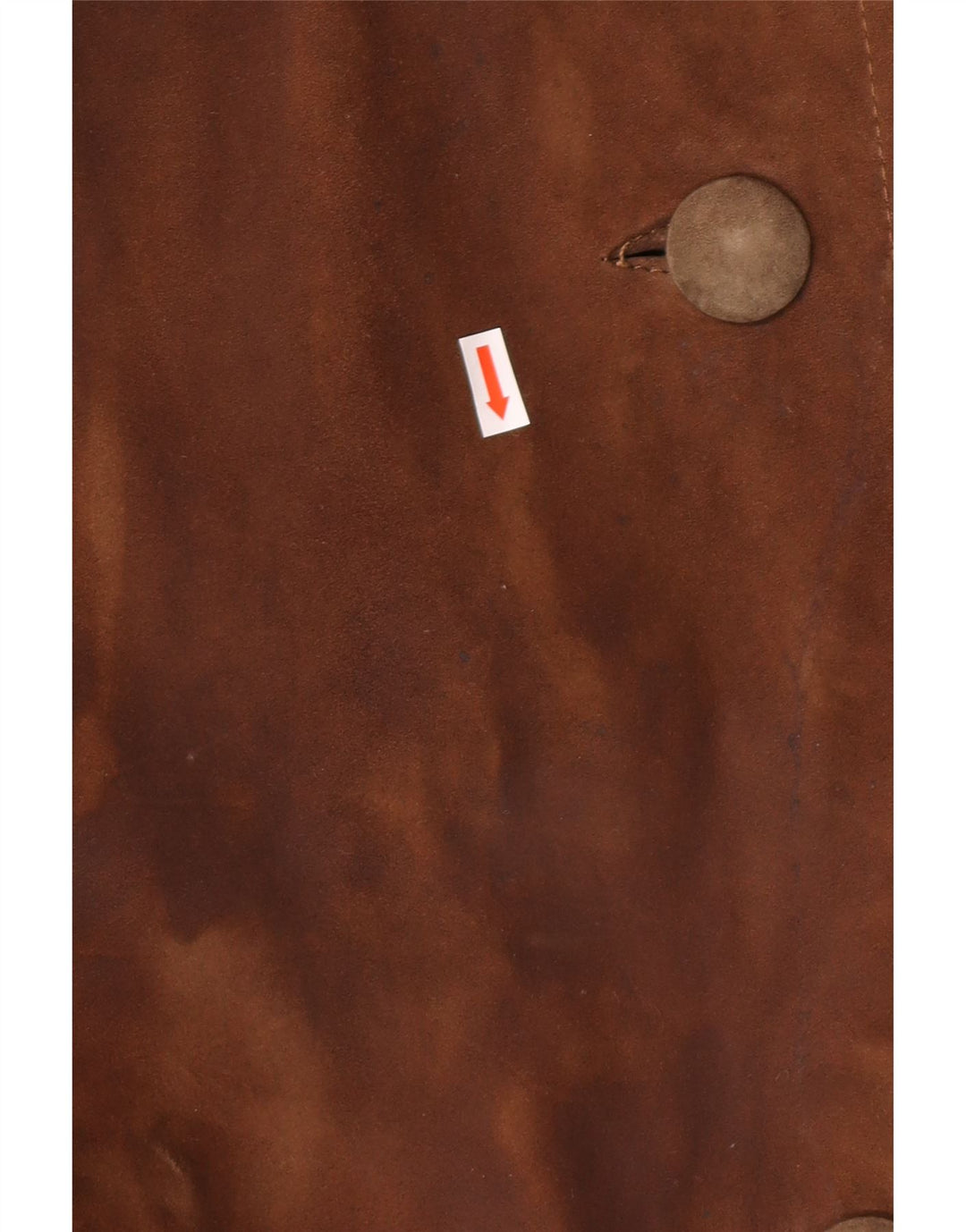 STRONG & FISHER LTD Pardesiu vintage din piele intoarsa pentru femei UK 18 XL Maro Clasic