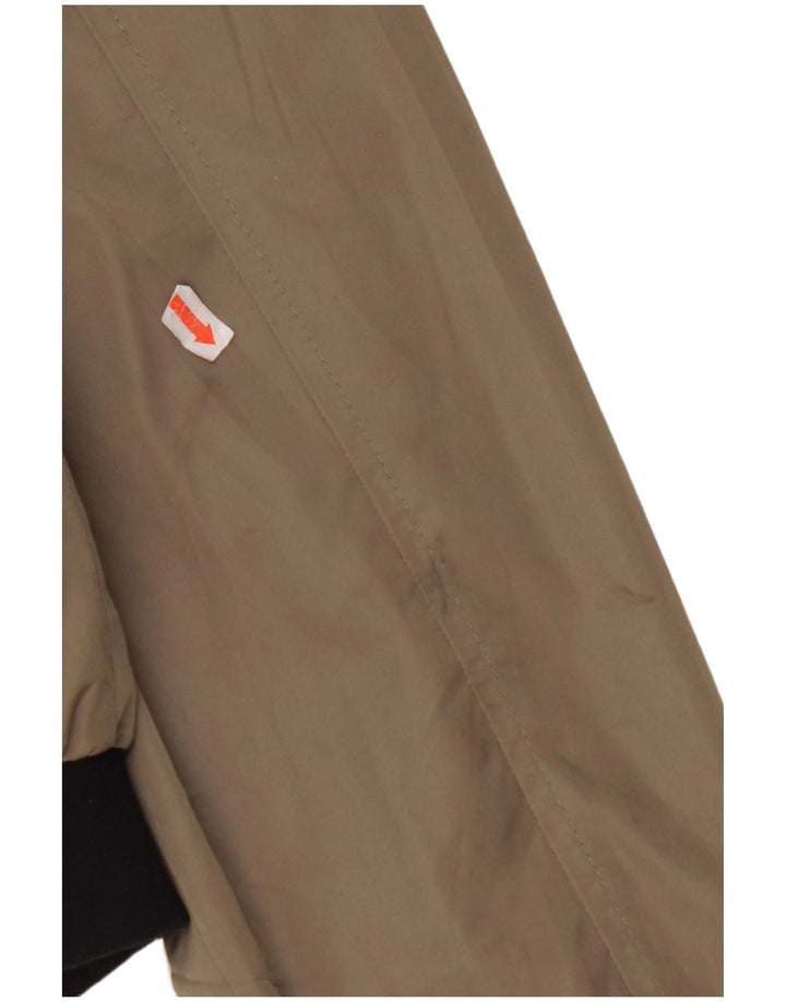 Jachetă bomber supradimensionată pentru femei ZARA UK 10 mic verde bumbac