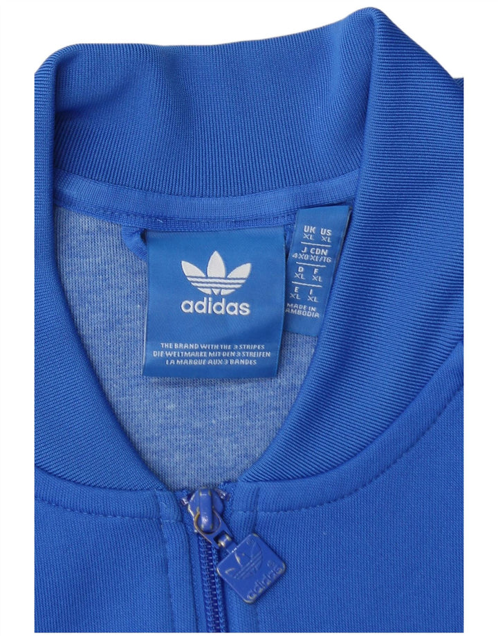 Jachetă de trening pentru bărbați ADIDAS XL, poliester, albastru