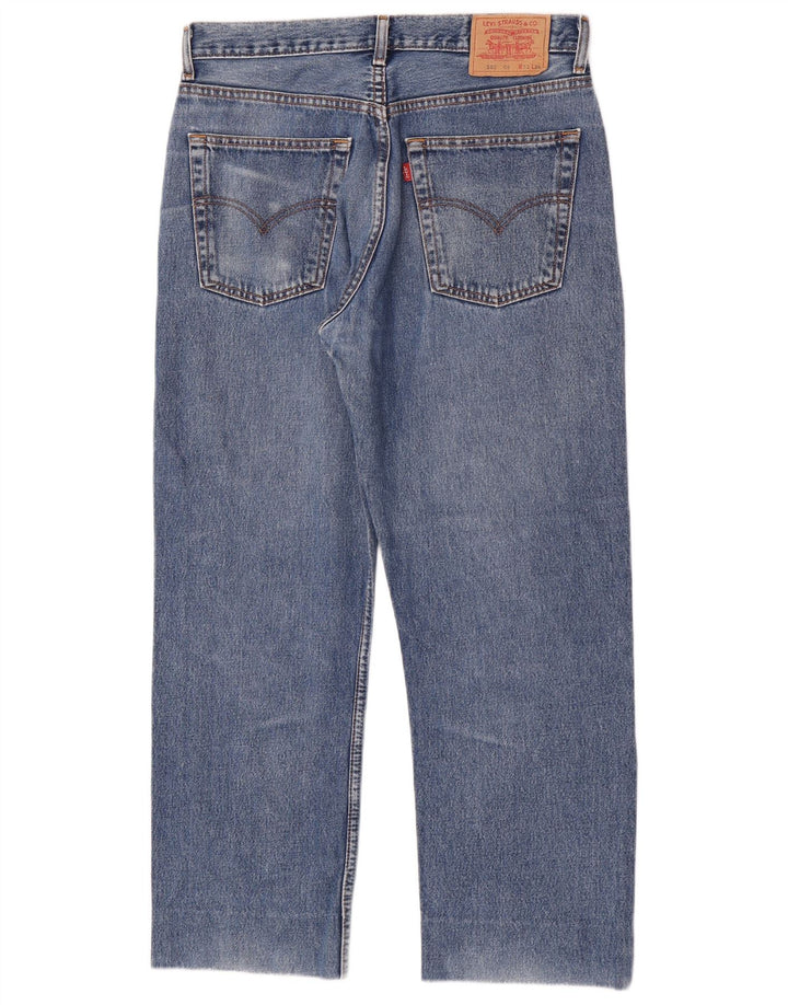 Blugi drepti pentru bărbați Levi's 582 W33 L28 Bumbac albastru