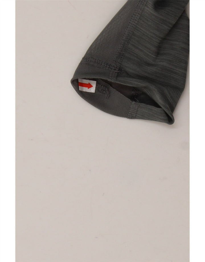 Leggings NIKE Dri Fit Graphic pentru femei UK 12 Poliester mediu gri