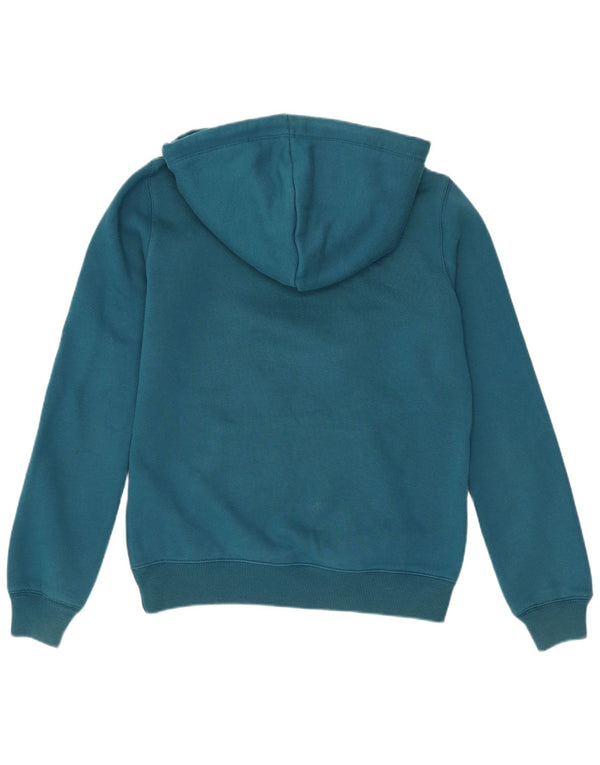 Jack Wills Pulover cu glugă cu grafic pentru femei UK 8 Small Blue Bumbac