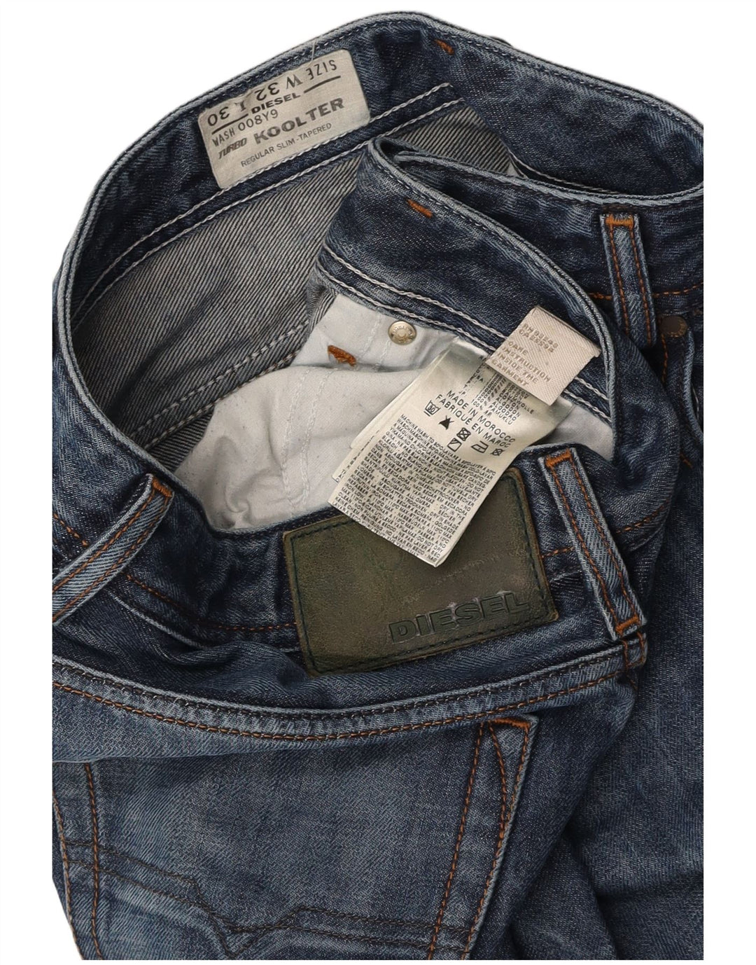 DIESEL Blugi pentru bărbați Koolter Regular Slim Tapered W32 L30 Bumbac albastru