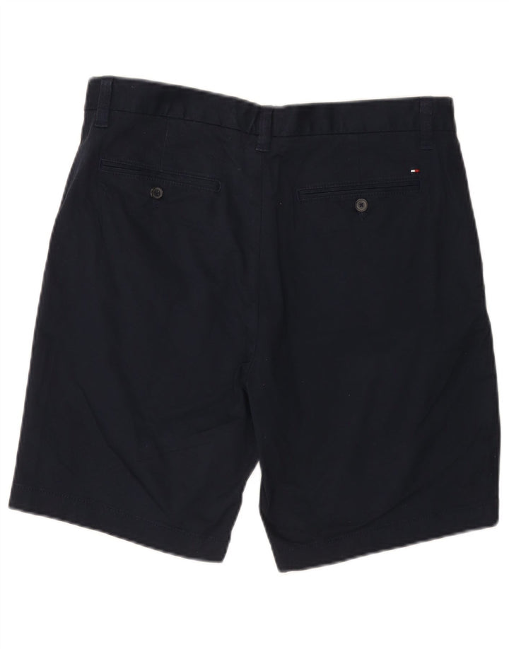 Pantaloni scurți chino Tommy Hilfiger pentru bărbați W33, bumbac mediu albastru bleumarin