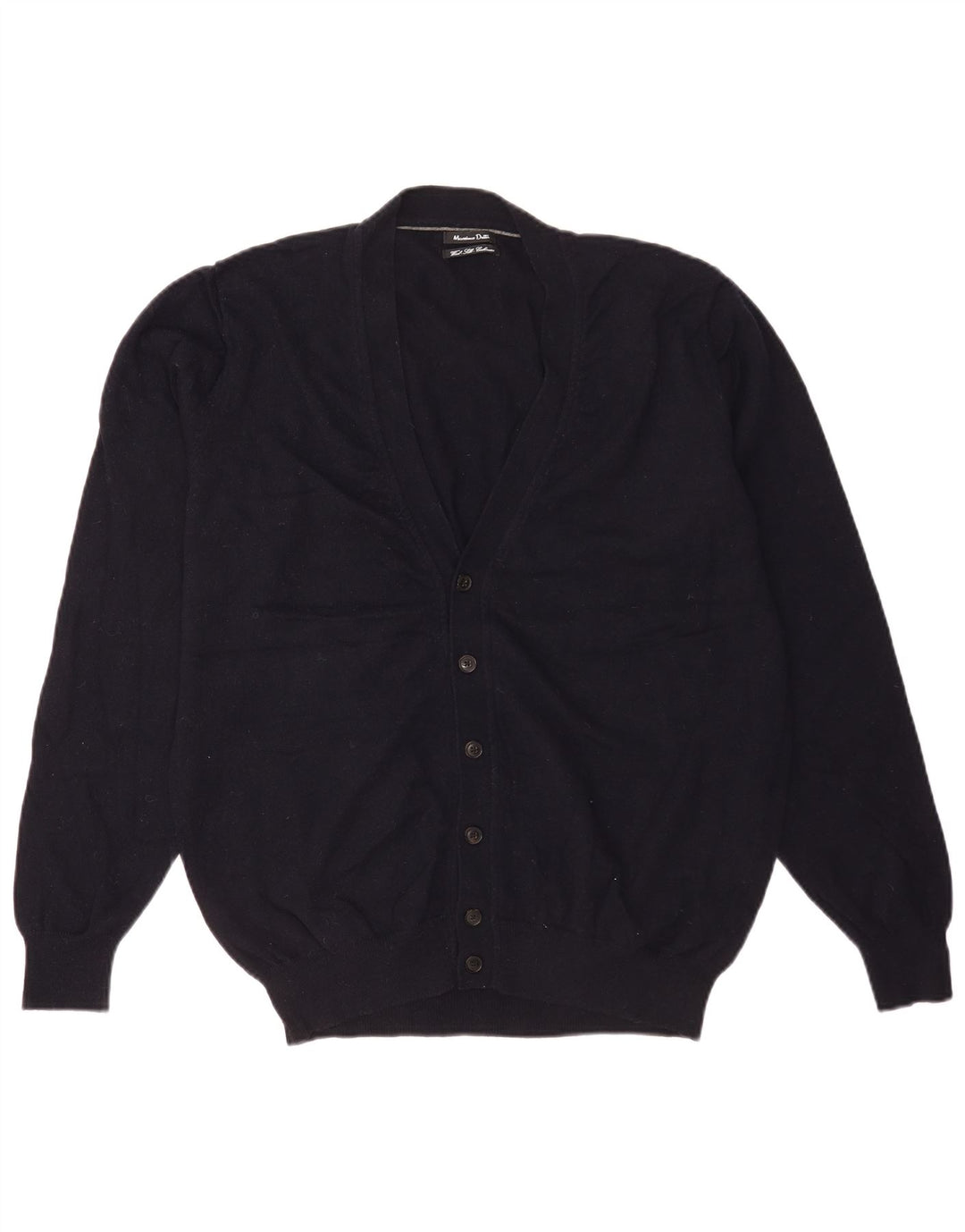 Pulover cardigan pentru bărbați Massimo Dutti XL Lână bleumarin