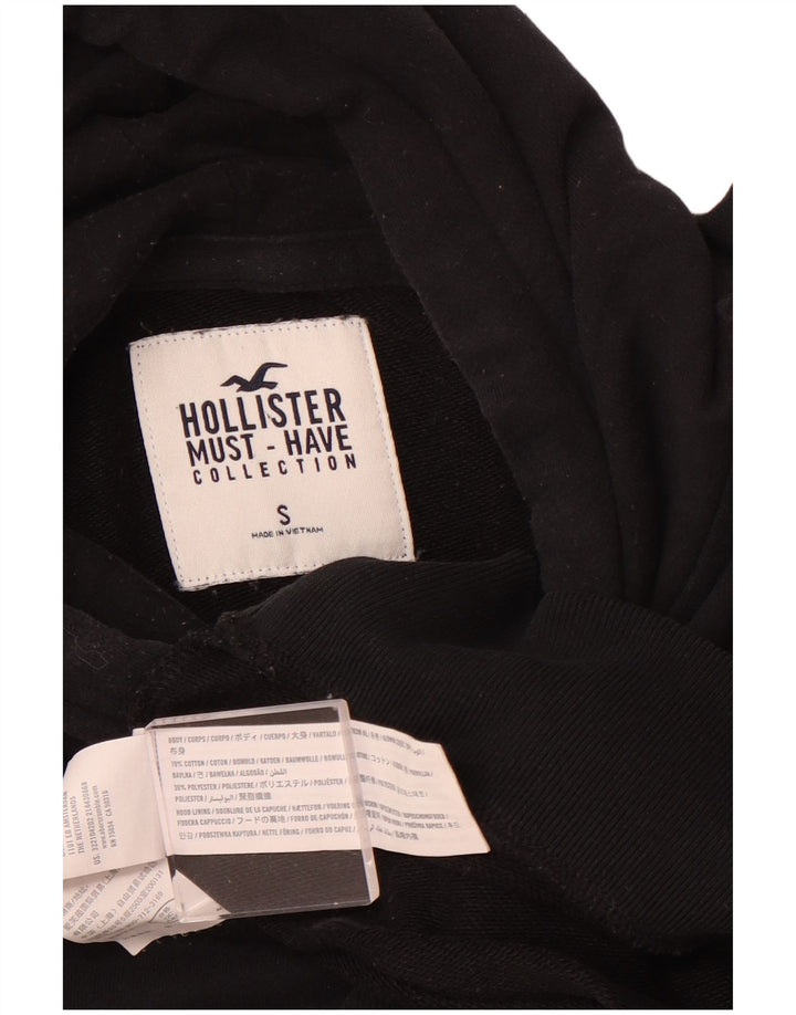 Pulover HOLLISTER pentru bărbați, bumbac mic, negru