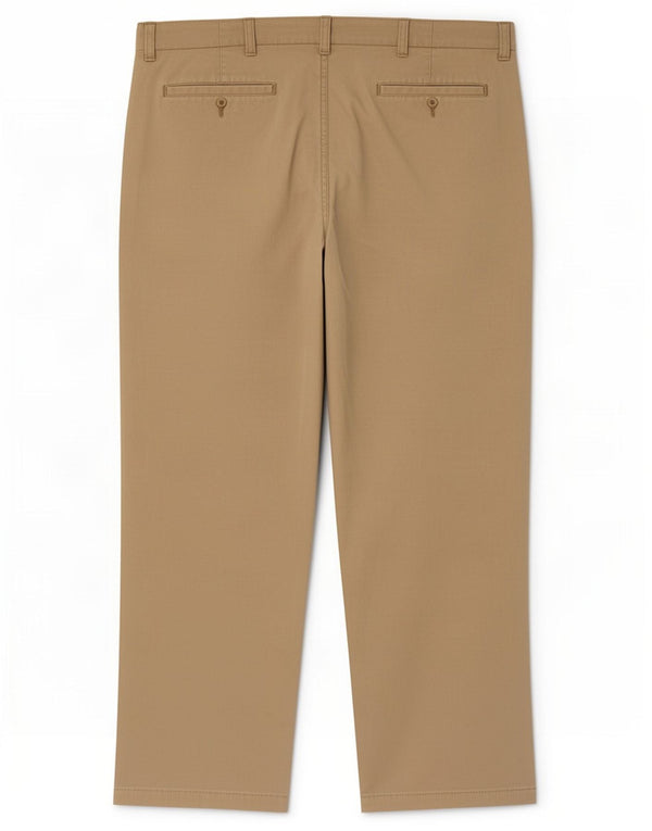 Pantaloni chino drepți pentru bărbați Zara EU 48 XL W38 L29 Bej Bumbac