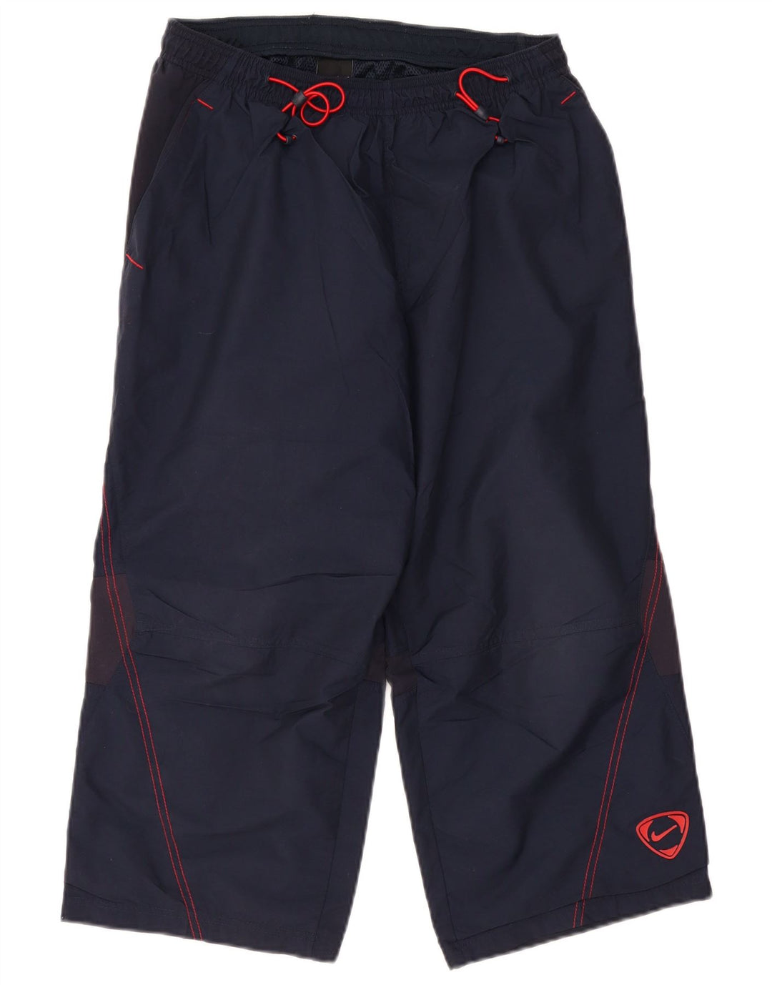 Pantaloni de trening NIKE Capri pentru bărbați, medii, albastru bleumarin, nailon color bloc