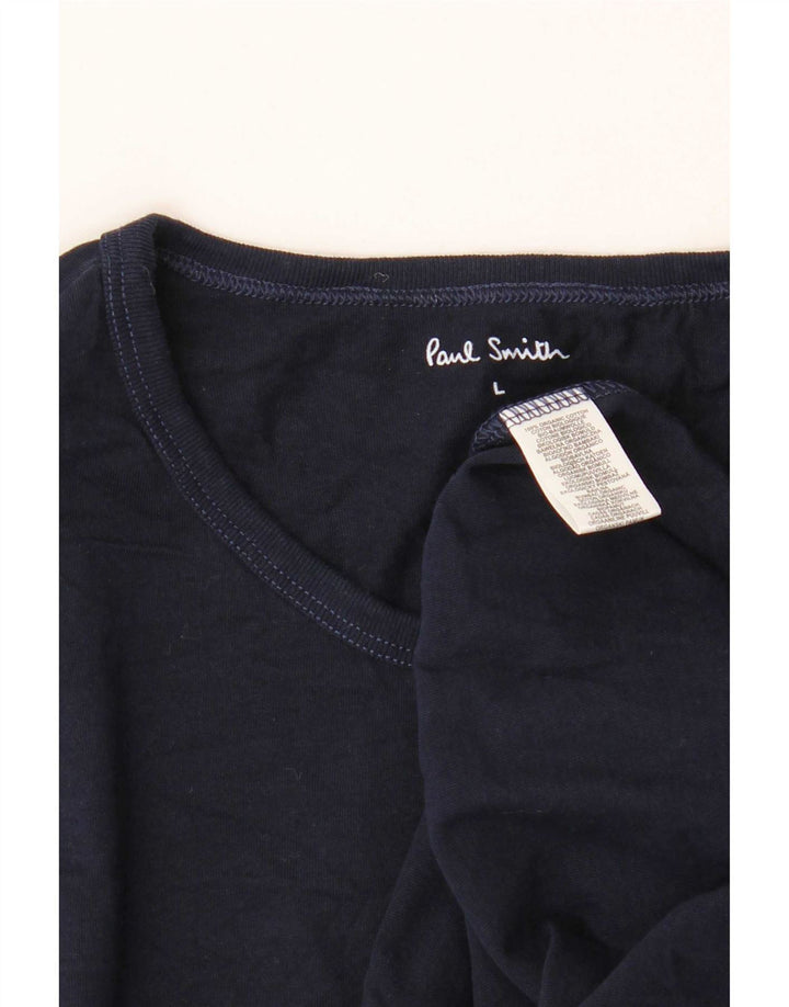 Tricou pentru bărbați Paul Smith Top mare din bumbac bleumarin