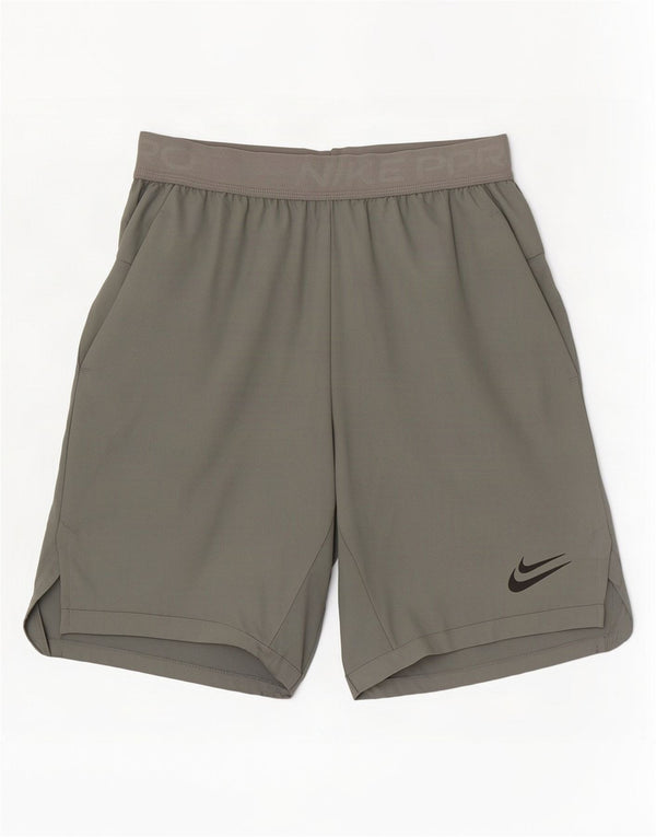 Pantaloni scurți sport standard Nike Dri Fit Graphic pentru bărbați, kaki, poliester