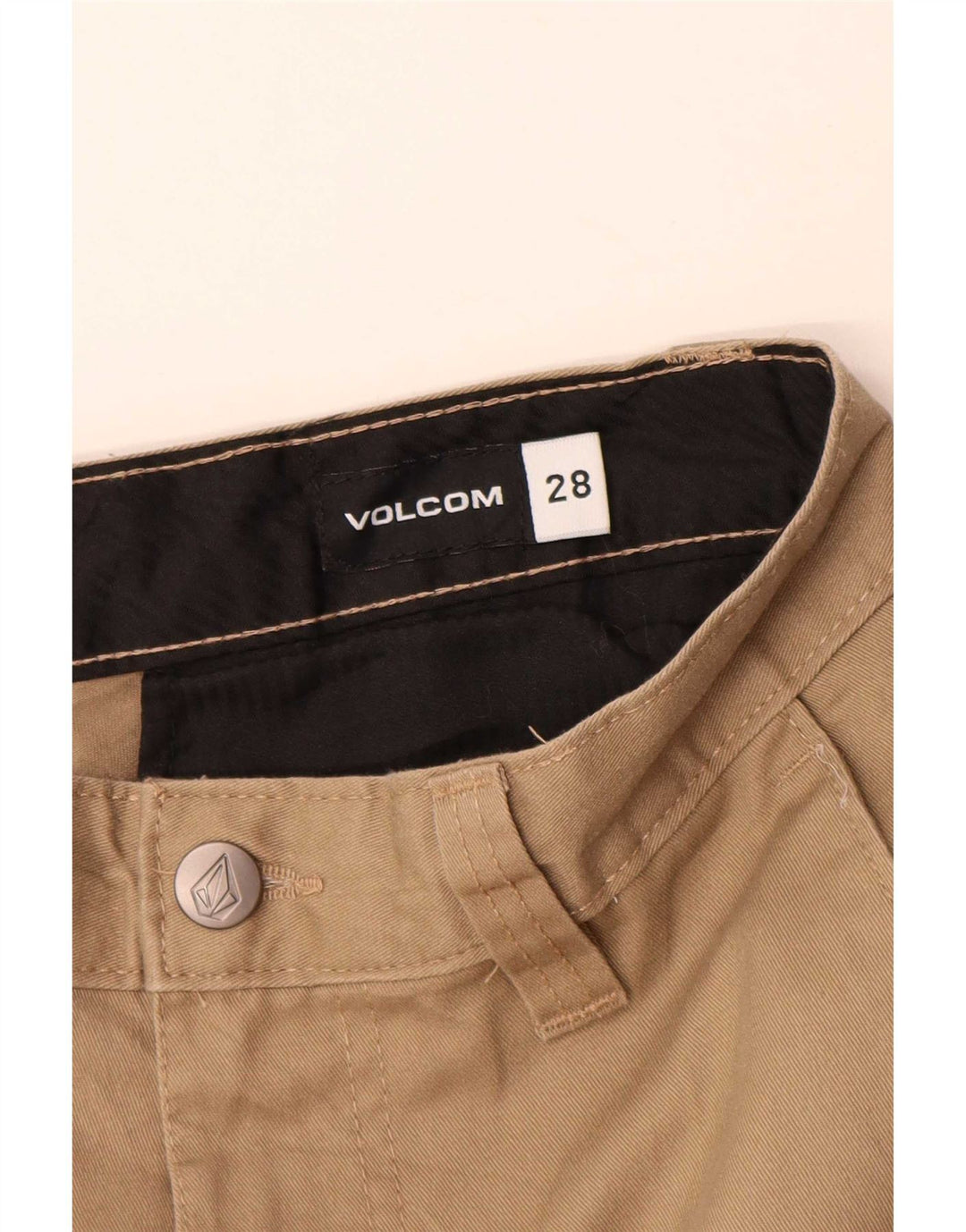 Pantaloni chino drepti pentru bărbați Volcom W28 L30 bej