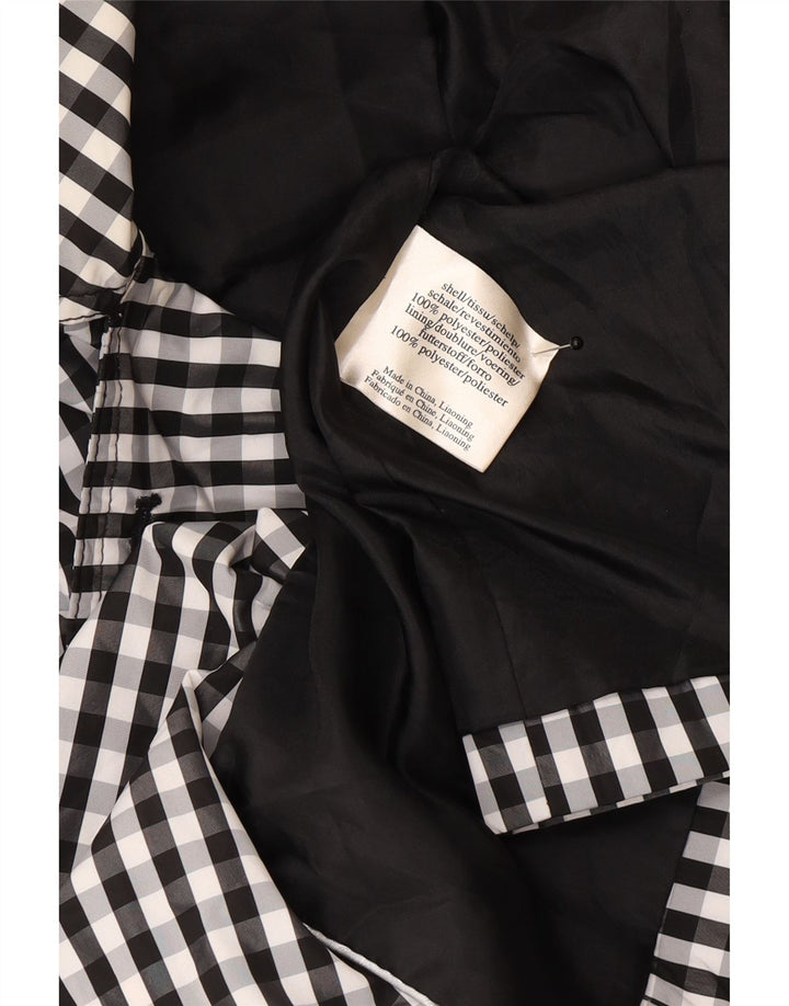 Trenci pentru femei Laura Ashley UK 10 mic albastru marin vichy policlorid
