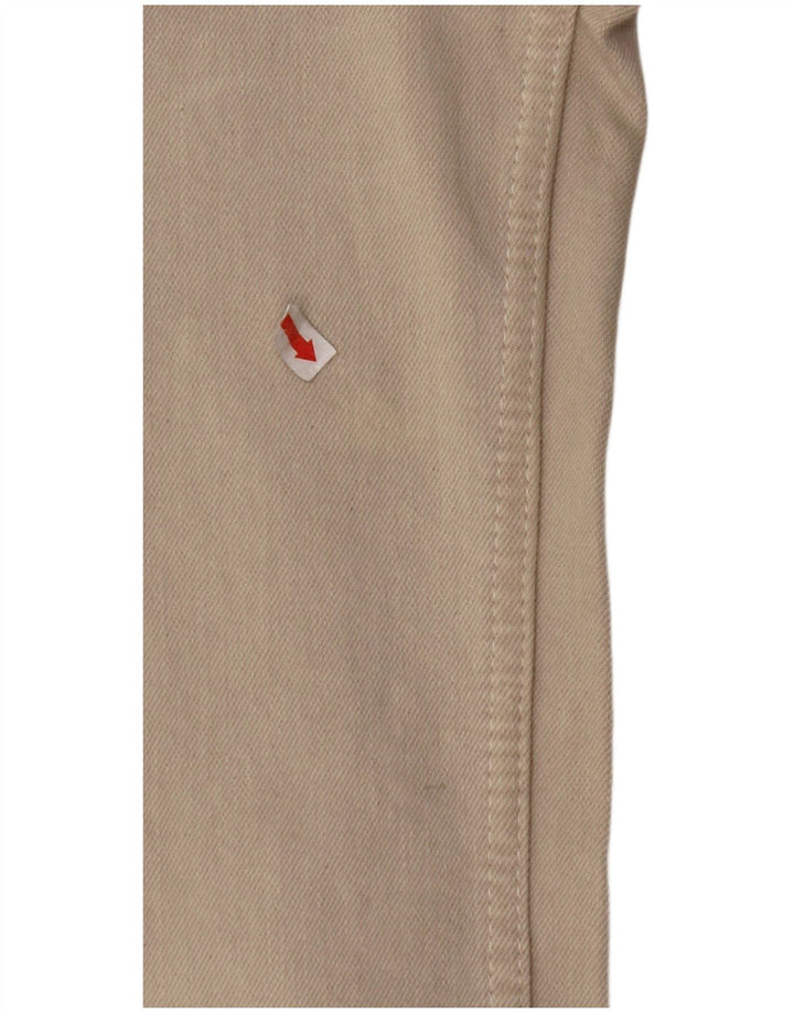 Blugi lați cu talie înaltă pentru femei ZARA EU 34 2XS W24 L29 Bej