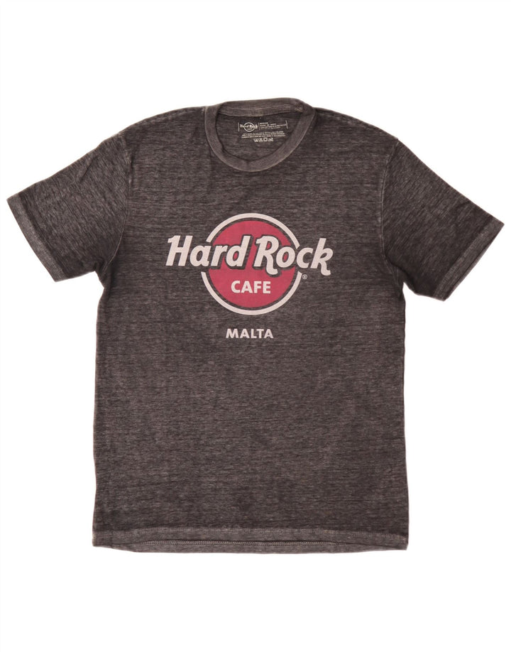 Hard Rock Cafe Malta Tricou grafic Top, bumbac, gri mediu