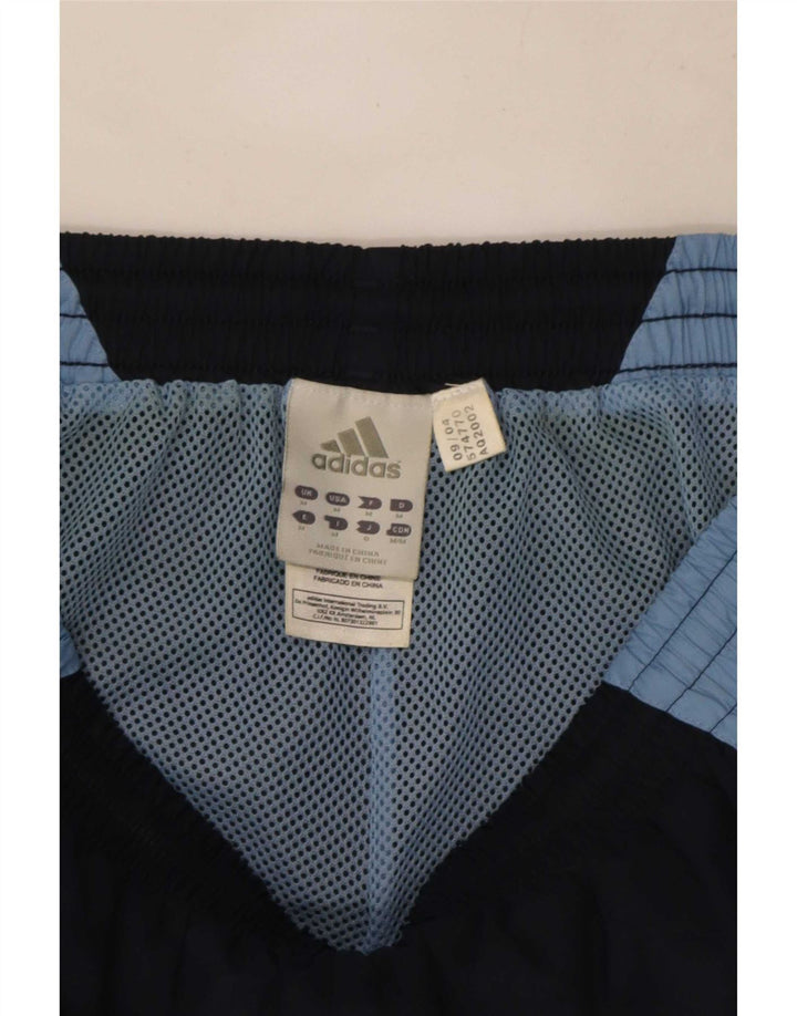 Pantaloni scurți de înot Adidas pentru bărbați, medii, bleumarin, poliester color bloc