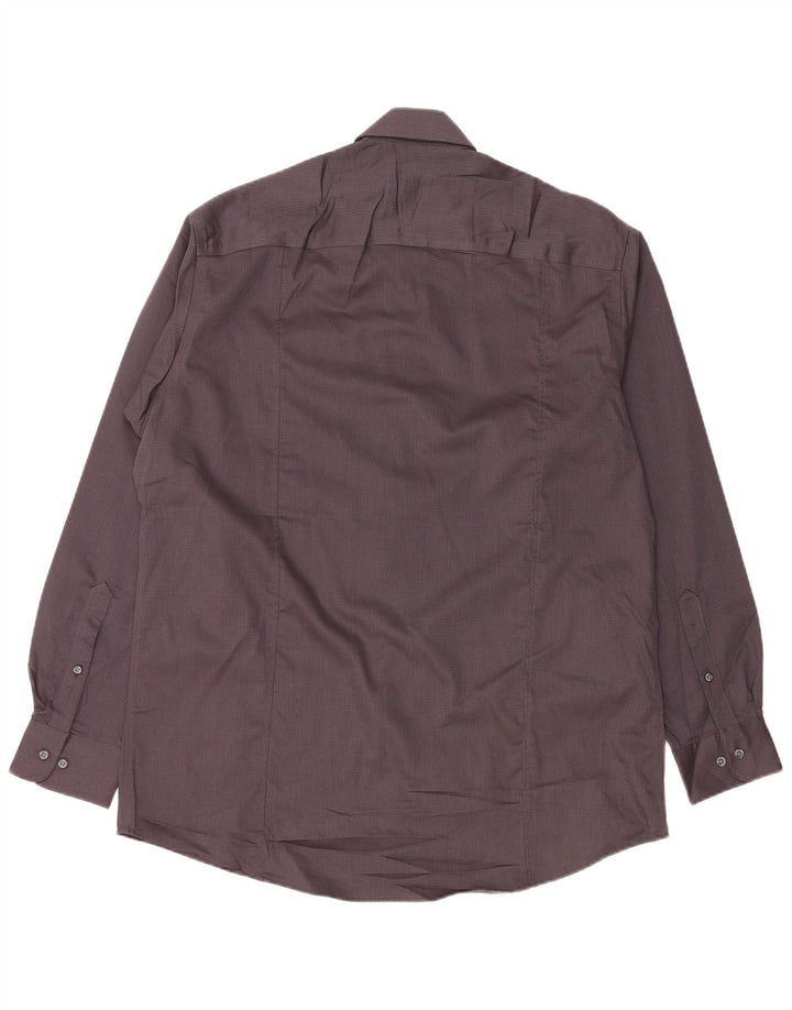 Cămașă pentru bărbați CALVIN KLEIN Mărimea 15 1/2 16 Bumbac cu pete gri mediu