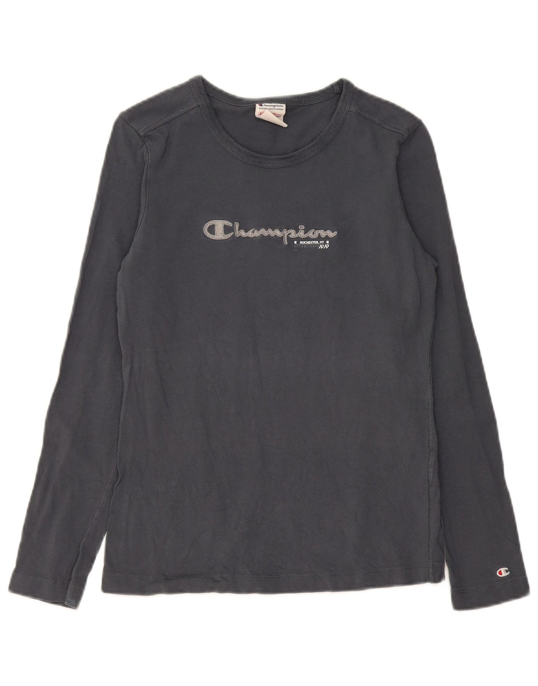 Champion pentru femei Heritage Classics Graphic Top cu mânecă lungă UK 12 Medium Gri