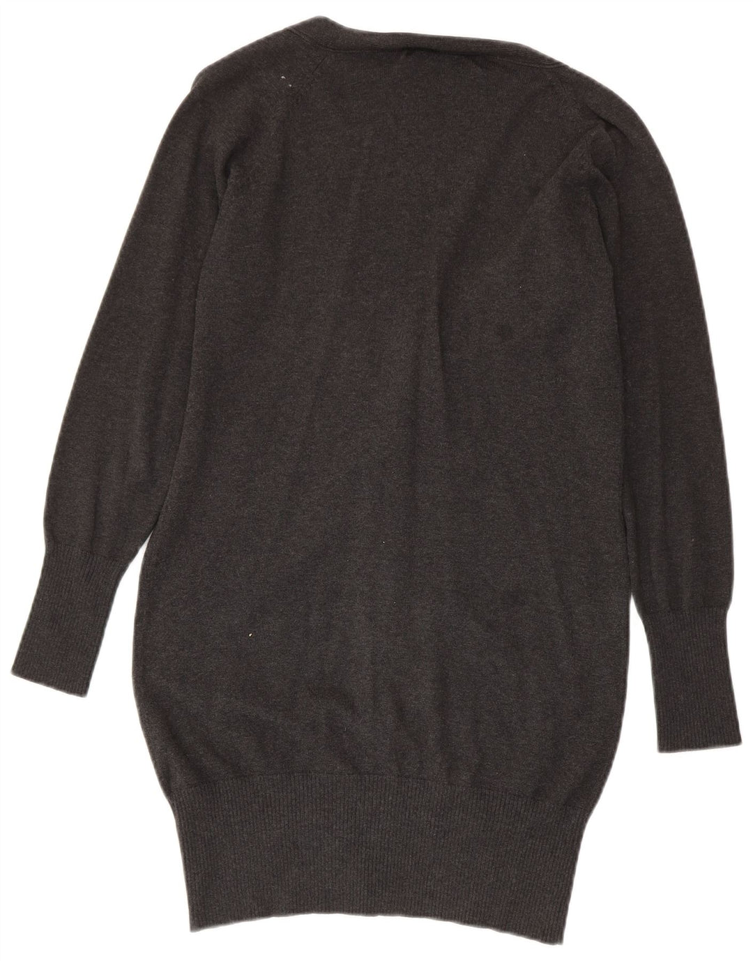 Pulover cardigan pentru femei Zara UK 12, bumbac gri mediu