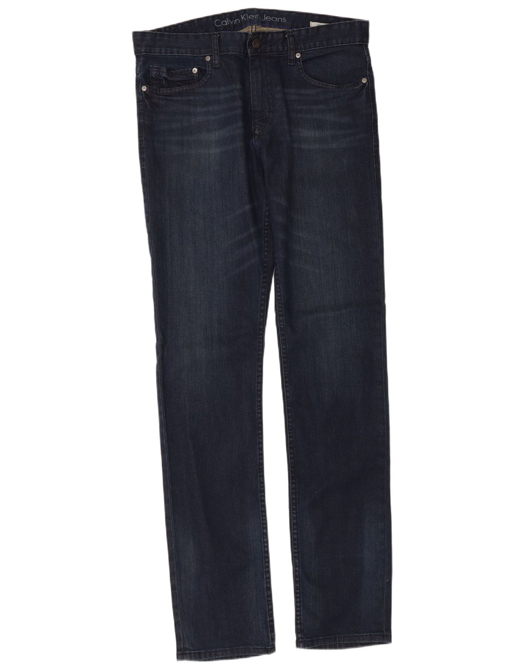 Blugi slim pentru femei Calvin Klein W32 L34 bumbac bleumarin