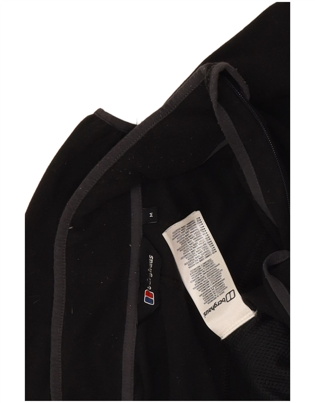 Jachetă fleece pentru bărbați Berghaus UK 38 Poliester mediu negru
