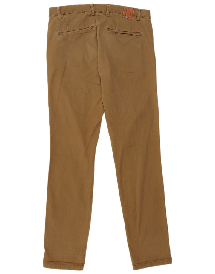 Pantaloni chino slim pentru bărbați Zara EU 40 Mediu L31 L33 Maro