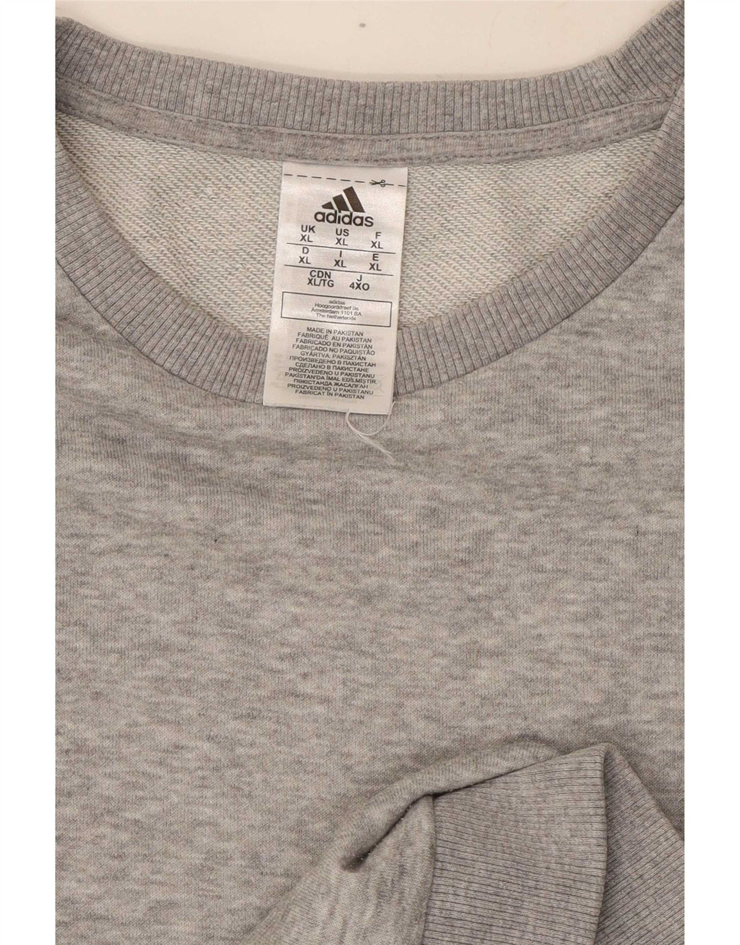 Hanorac pentru bărbați Adidas Jumper XL, bumbac cu pete gri